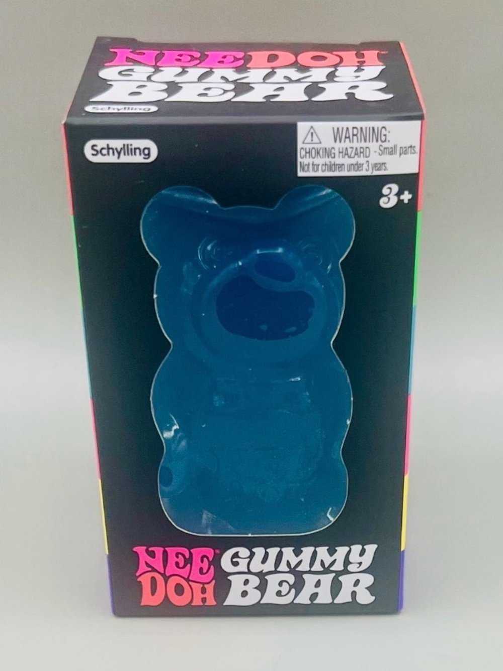 Authentic NEEDOH Gummy Bear Squishy Toy 💙 BLUE ~ Berry Blast! 🫐 NEW in BOX